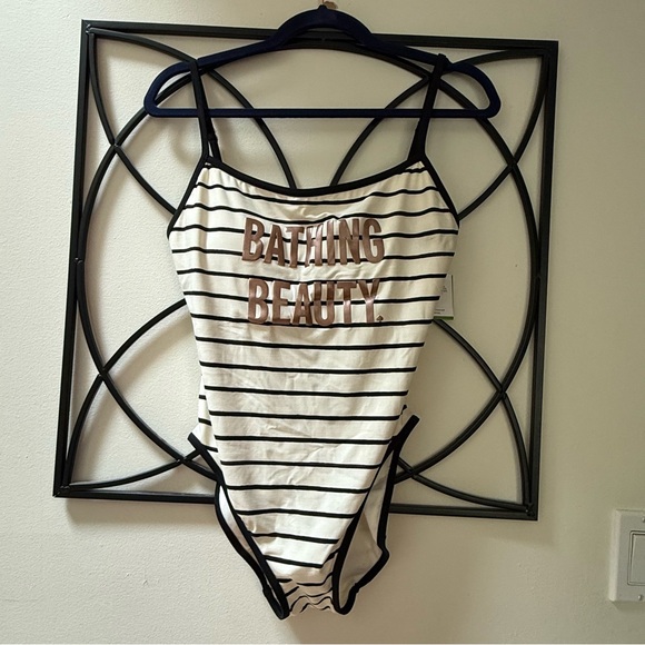 Kate Spade Bathing Beauty Striped One-Piece Swimsuit - Picture 1 of 7